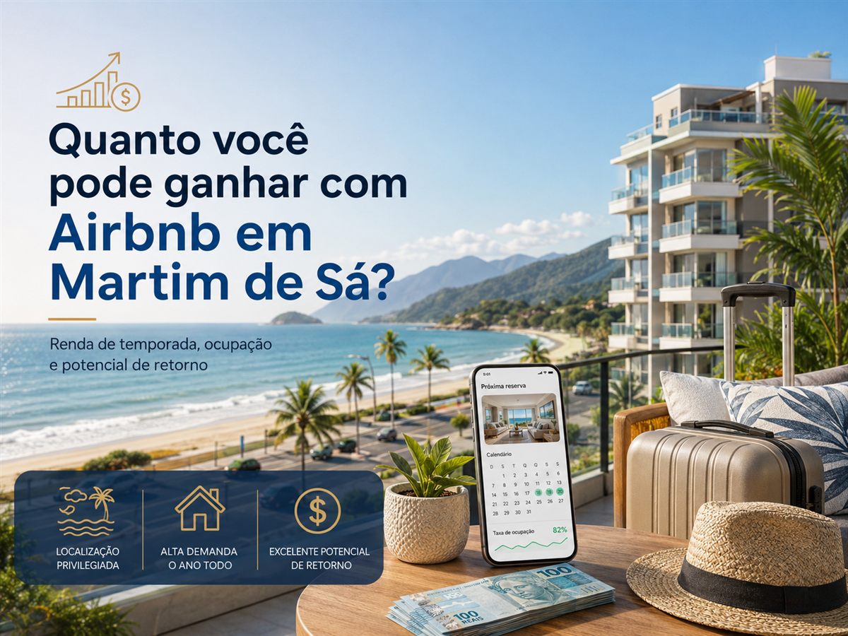 Quanto você pode ganhar com Airbnb em Martim de Sá
