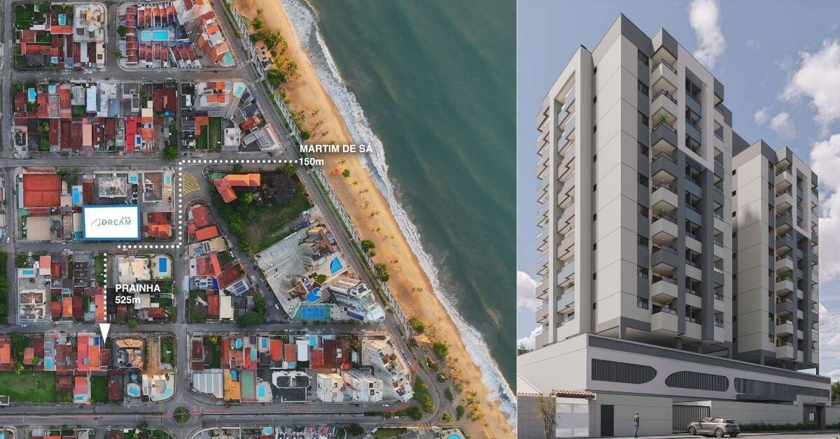 Apartamento na planta Martim de Sá — valorização imobiliária litoral norte