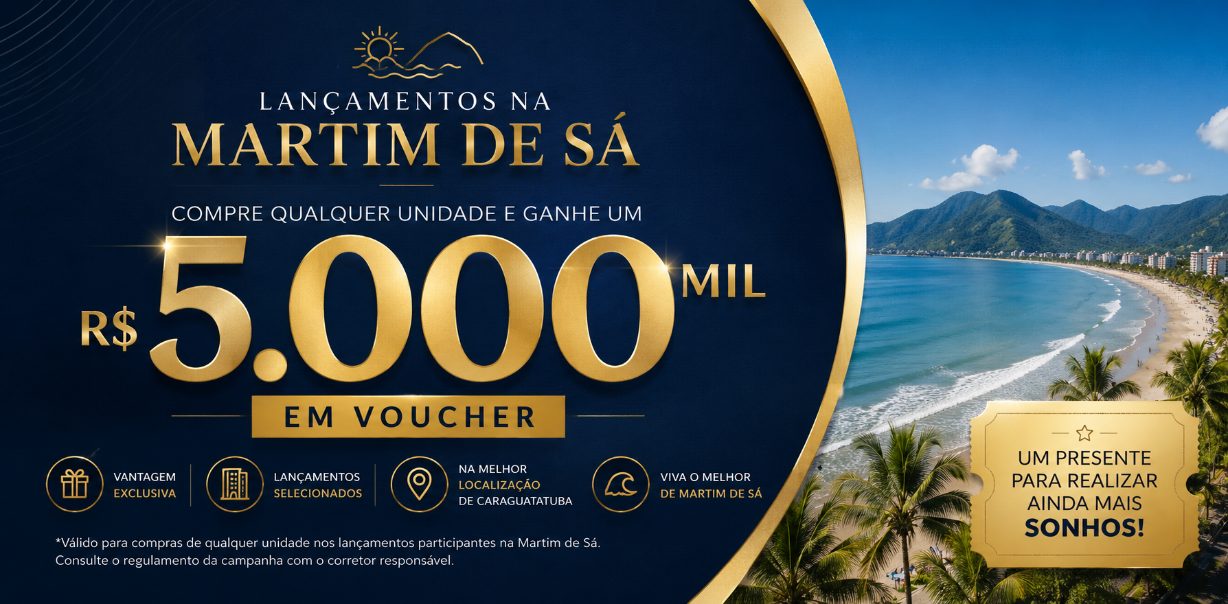 Voucher R$ 5.000 via PIX